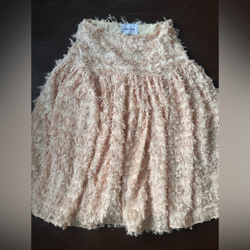Tan Flowy Skirt